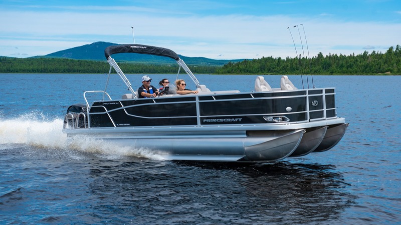 Princecraft Boats  2023 Sportfisher 23-2S-RL Sport Configuration Black Pontoon Boat Photo